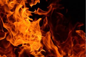 Pożar w Nielbarku - remiza OSP stanęła w ogniu